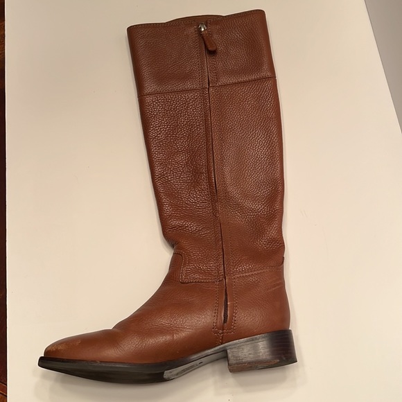 Tory Burch Jolie tall brown leather riding boots size 8 - Picture 3 of 10
